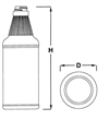 #503242 FLUTED CARAFE from Plastic Bottle Corporation
